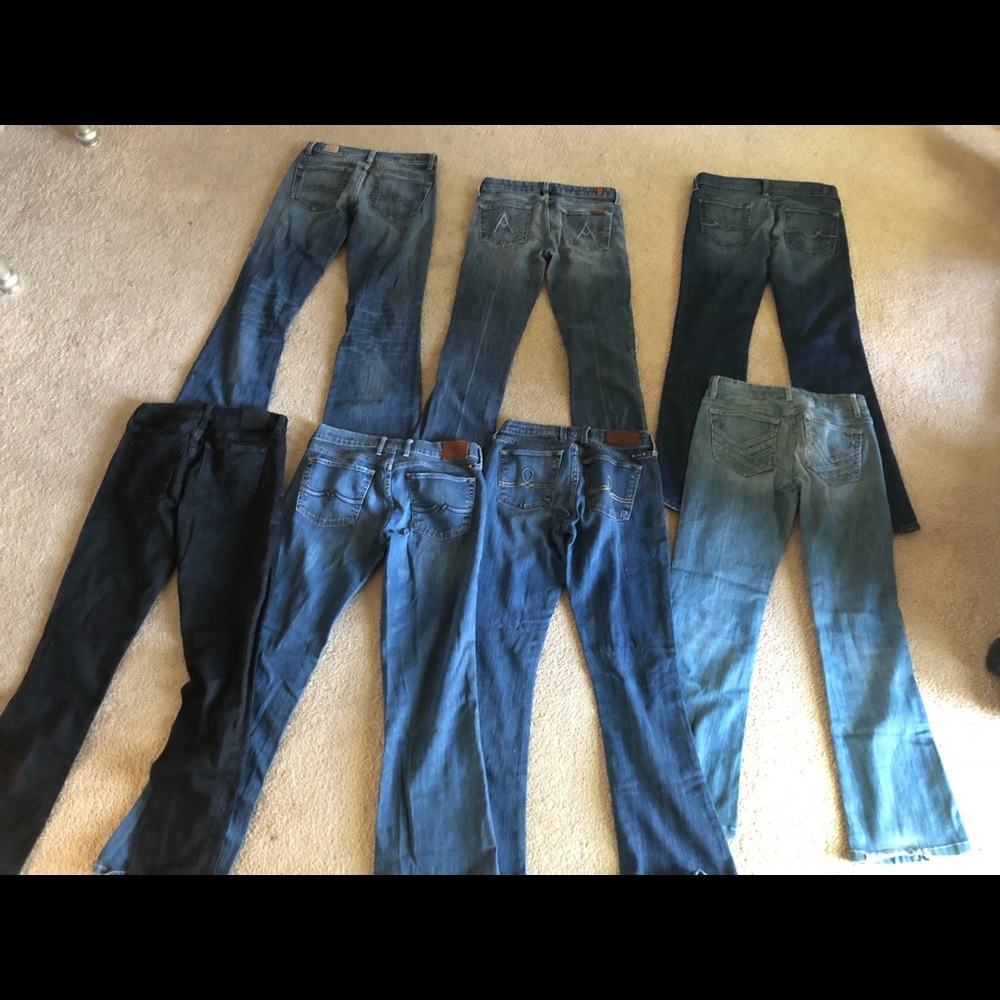 Jean lot-lucky, 7 for all mankind, joe’s jeans-26